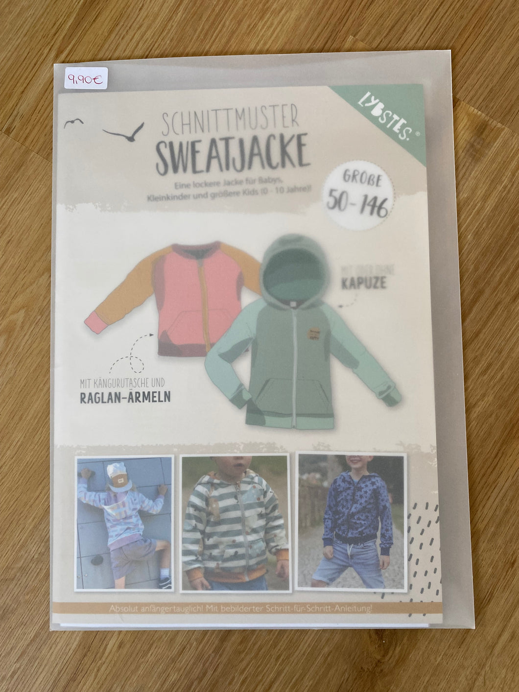Schnittmuster Sweatjacke