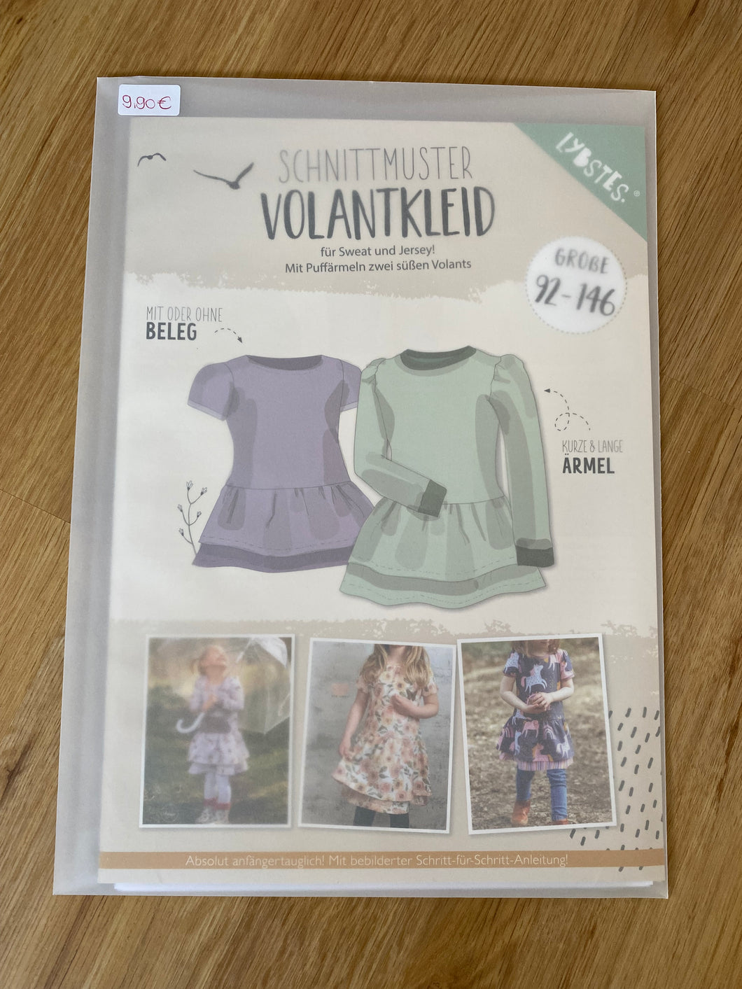 Schnittmuster Volant Kleid